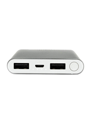 V-Walk 5000mAh Hi Density Power Bank, with Micro-USB Input, with Micro-USB Cable, HT-K3, Grey