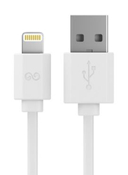 Iwalk 2-Meter Lightning Cable USB Type A Male to Lightning for Apple Devices, White