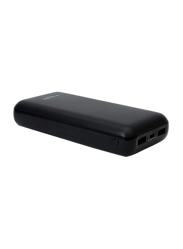 V-Walk 20000mAh Lithium-Polymer Power Bank, with Micro-USB Input, with Micro-USB Cable, H-A20, Black