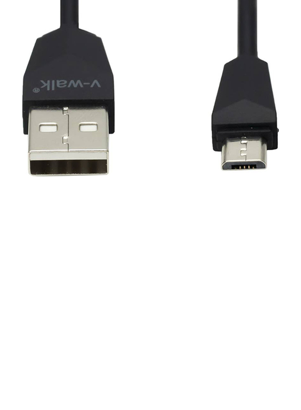 V-walk 1-Meter Micro-B USB Charging Cable, Fast charging USB Type A Male to Micro-B USB for Micro-B USB Devices, Black