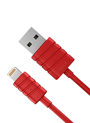 Iwalk 1-Meter Lightning Cable, Fast Charging USB Type A Male to Lightning for Apple Devices, Red