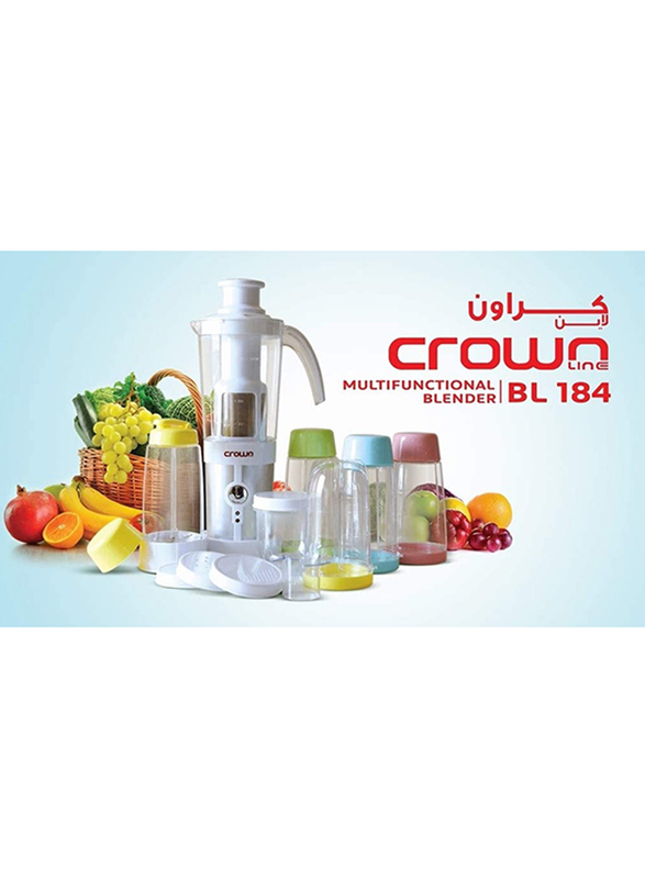 Crownline Multifunction Blender, 220W, BL-184, White