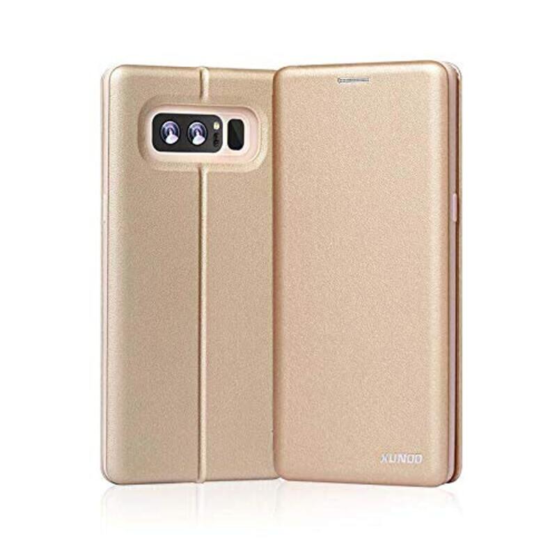 

Unspecified Xundo Samsung Galaxy Note 8 Saina Series Flip Leather Mobile Phone Case Cover, Gold