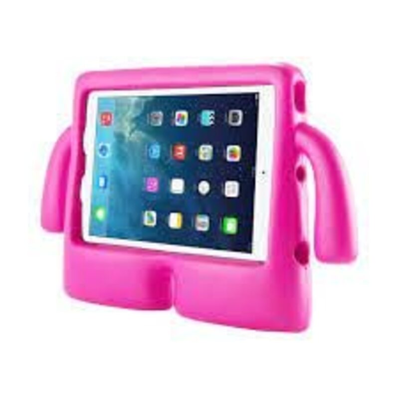 

Kids Child Handle Apple iPad Mini 2/3/4 Shockproof Foam Case Cover Stand, Pink