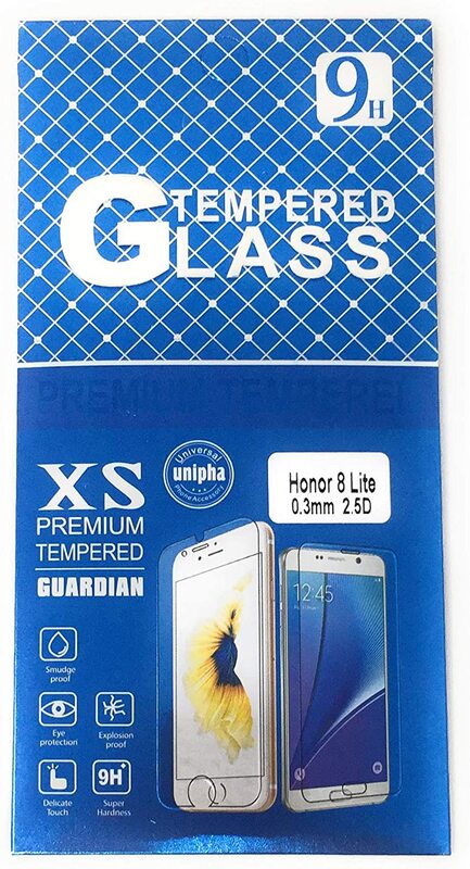 

Unspecified Huawei Honor 8 Lite 9H Premium Tempered Glass Screen Protector, Clear
