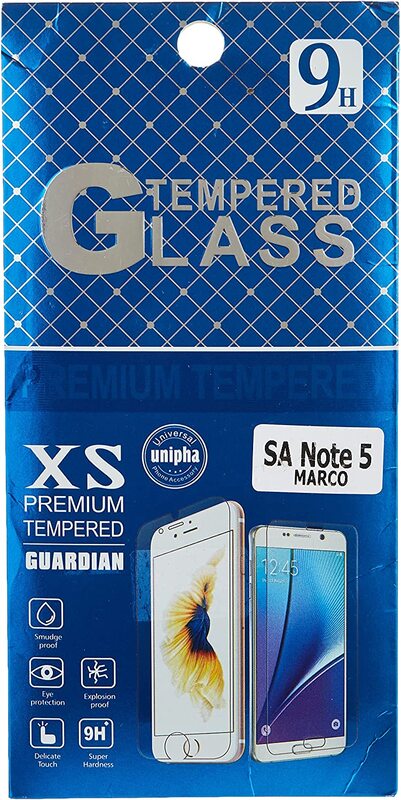 

Unspecified Samsung Galaxy Note 5 Mobile Phone Tempered Glass Screen Protector, Clear