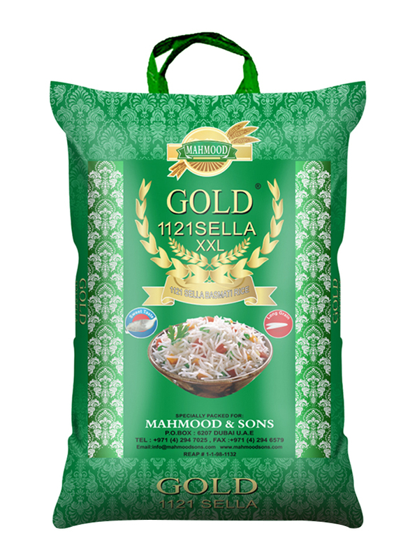 Mahmood Gold 1121 Sella XXL Basmati Rice, 10 Kg