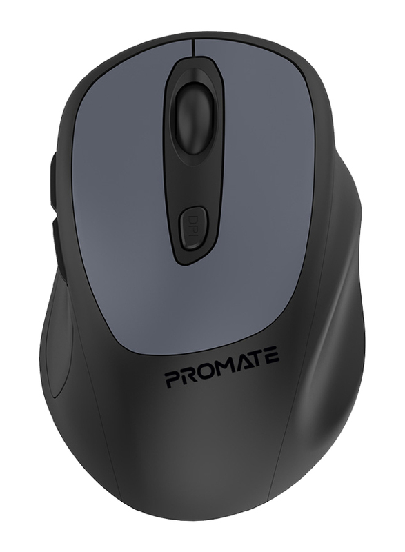 Promate Clix-9 Wireless Precision Fluid Scrolling Optical Mouse, Grey
