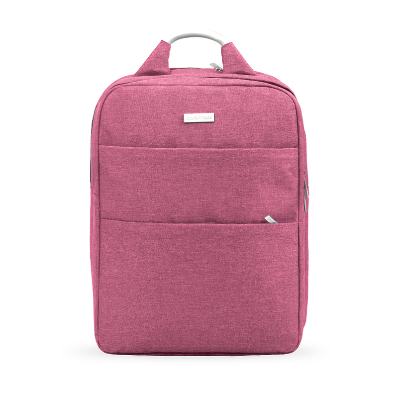 Promate Nova-BP Business Laptop Backpack, Travel Anti-Theft Slim for 15.6 Inch with Water Resistant, Secure Pockets and Adjustable Shoulder Padded Strap, Red
