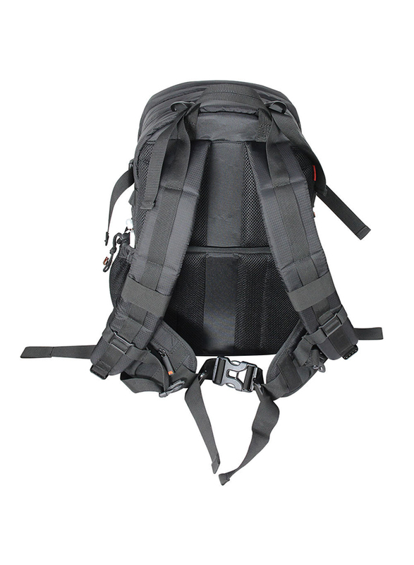Promate AcePak Multifunctional DSLR SLR Camera and Laptop Backpack for Nikon/Canon/Sony with Water Resistance Cover, Black