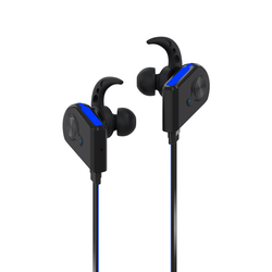 Promate Fluid Bluetooth Earphones, Wireless Bluetooth 4.1 Magnetic with HD Sound Quality, Sweatproof, Secure-Fit, Built-In Mic and Noise Isolation, Blue