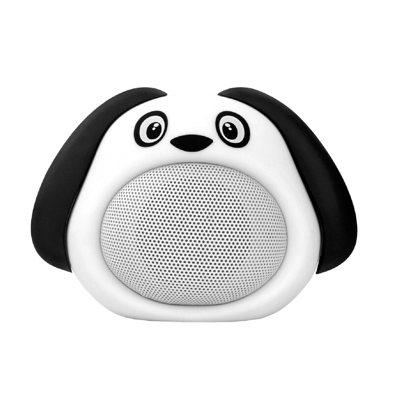 Promate Snoopy Wireless Speaker, Portable Kids Bluetooth v4.1 Speaker with HD Sound Quality, Hands-Free Call Function and Cute Dog Design, White