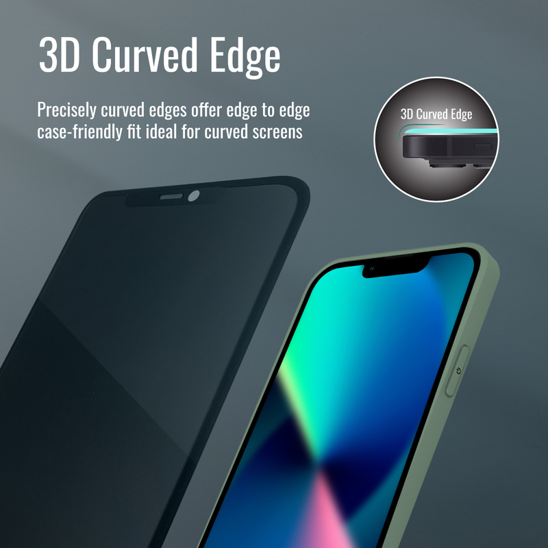 Promate Apple iPhone 11 Pro Matte Privacy Screen Protector, WatchDog-i11Pro, Black