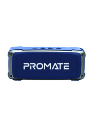 Promate OutBeat 6W HD Rugged Portable Bluetooth Speaker, with 4H Playtime, Built-in Mic, FM Radio, 3.5mm Aux Port, TF Card Slot and USB Media Port, Blue