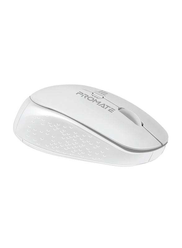 Promate Tracker 2.4G Wireless Optical Mouse, White
