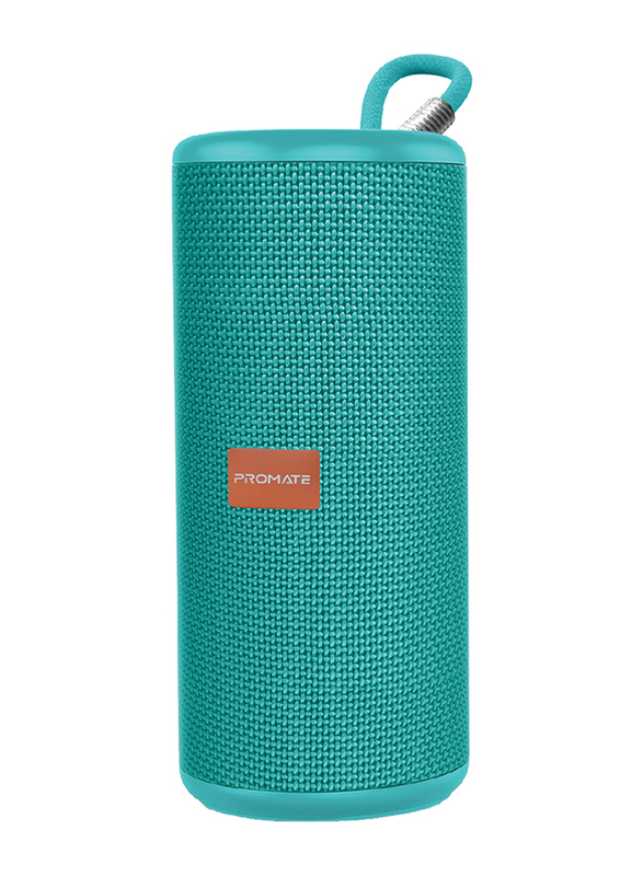Promate Pylon Portable Bluetooth Stereo Sound Speaker, Turquoise
