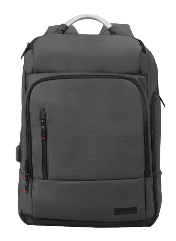 Promate Trekpack Bp 17 3 Inch Laptop Backpack Bag With Multi Storage Water Resistant Anti Theft Pockets Padded Adjustable Strap Insulated Side Pocket And Usb Charging Port Black Dubaistore Com Dubai