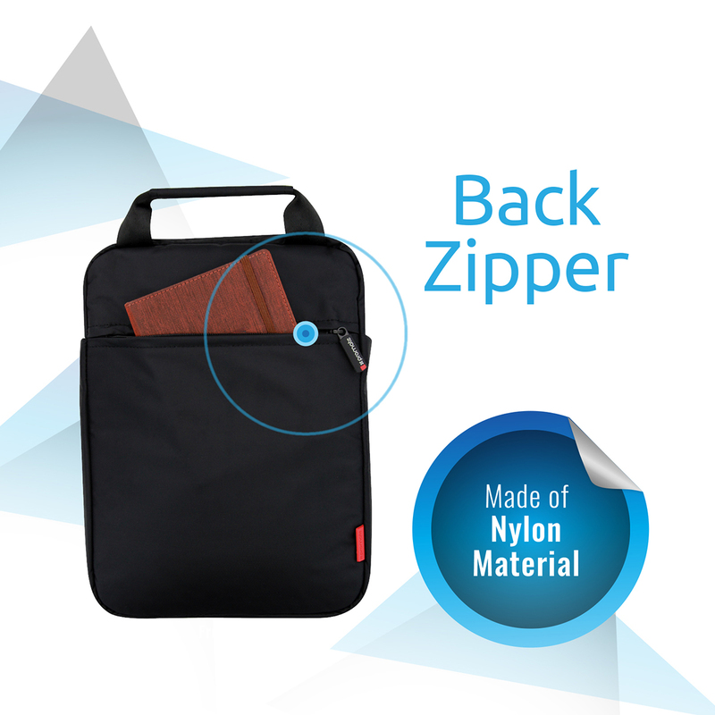 Promate Rebel-MB Heavy Duty Messenger Bag for iPad Tablet and Laptop Upto 13.3 Inch