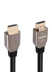 Promate 3-Meter ProLink8K-300 Ultra 8K HDMI Audio Video Cable, High-Speed 2.1A with 48Gbps Transfer Speed HDMI Male to HDMI for Nintendo Switch/Apple TV/Netflix, Black