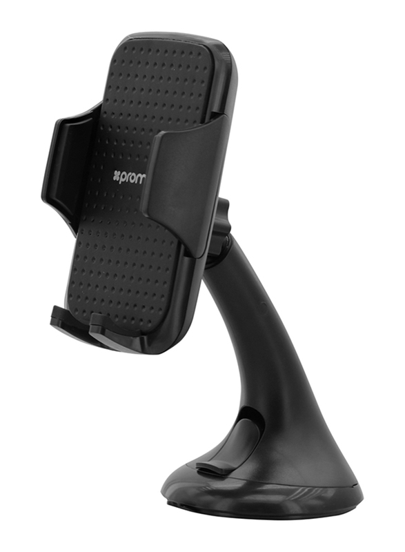

Promate Mount Universal Car Mount Mobile Grip Holder with Suction Cup, Black