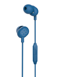 Promate Ice 3.5mm Jack In-Ear Noise Isolation Earphones with Hi-Res Built-in Mic, Blue