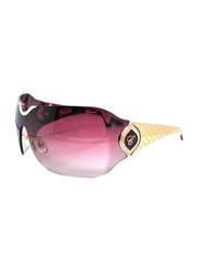 Chopard Rimless Shield Gold Sunglasses for Women, Purple Lens, SCH883S08FC, 56/99/110
