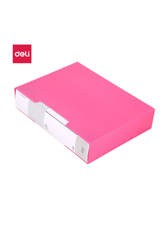 

Deli E5037 10 Pocket Display Book with Case, A4 Size, Assorted