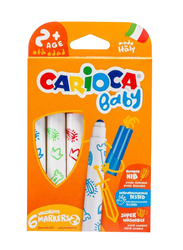 Carioca 6-Piece Baby Marker Set, Multicolour
