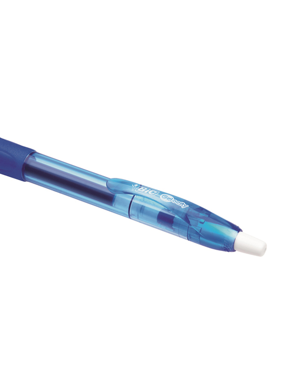 BIC Gelocity Medium Point 0.7mm Retractable Gel Ink Pen, Blue