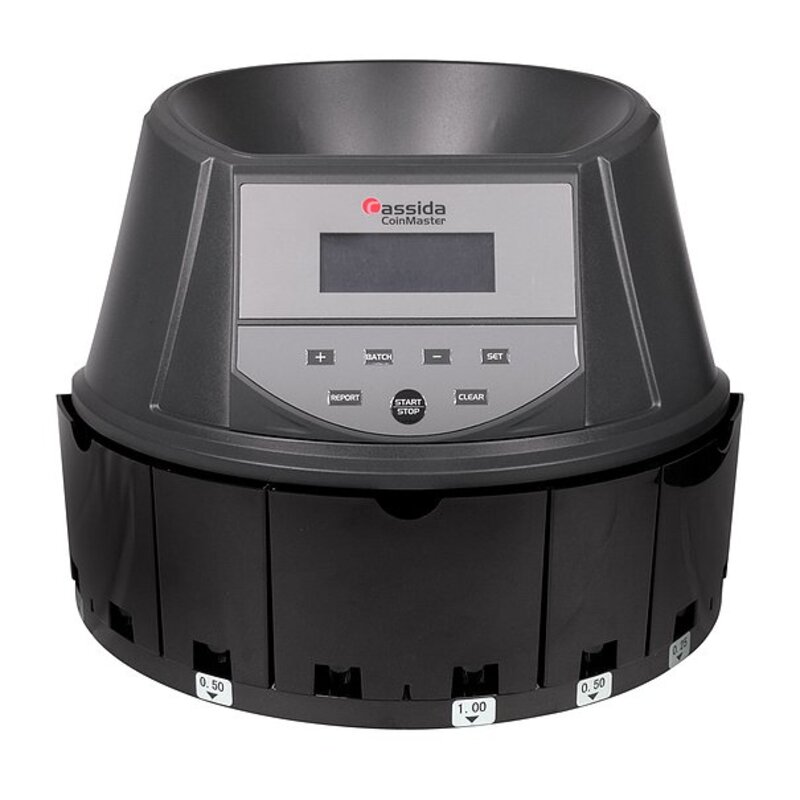 

Cassida Coin Master Multifunctional Coin Processing Machine, Black
