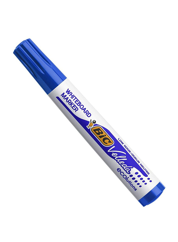 BIC 1751 White Board Marker with Bulletin Tip, Blue
