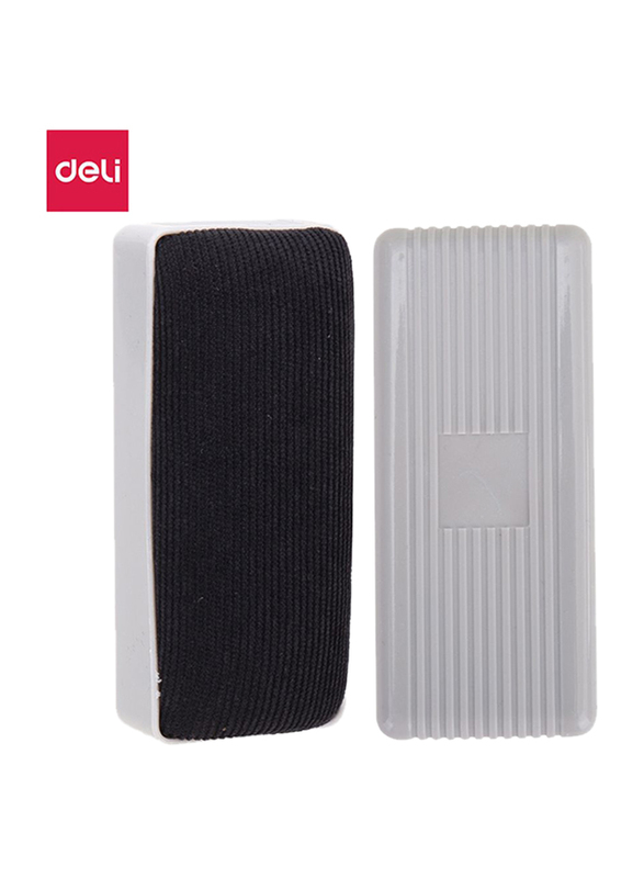 Deli E7810 White Board Eraser, Black/White