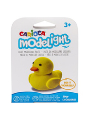 Carioca Modelight Pots Display Duck Model Clay, Ages 3+, Yellow