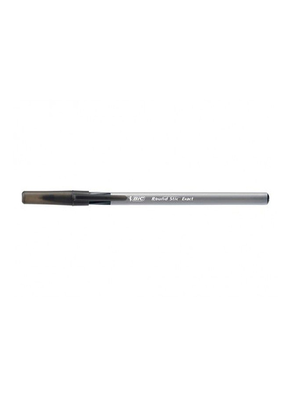 BIC Round Stic Exact Fine Ball Pen, Black