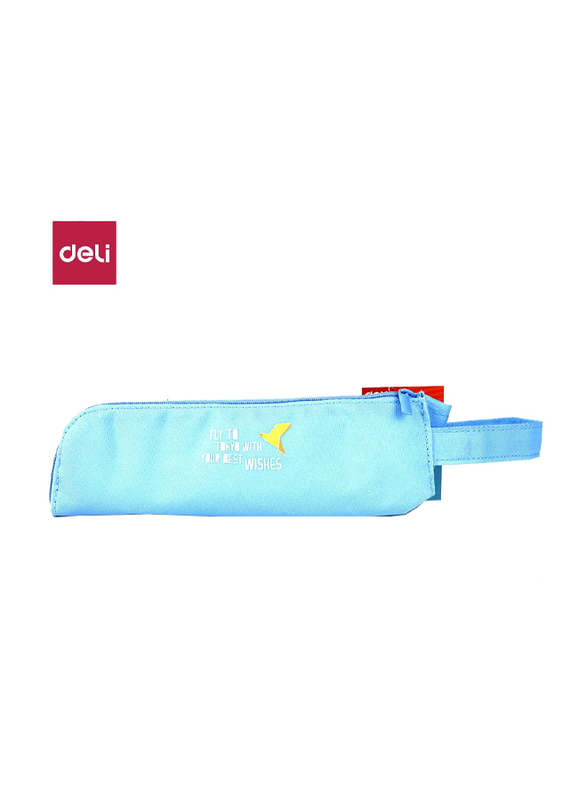 

Deli EZ86502 Pencil Pouch, 215 x 40 x 55mm, Blue