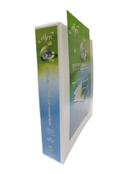 Elfen Eco-Smart 2 9250D PVC Ring Binder with 2-inch Spine, White