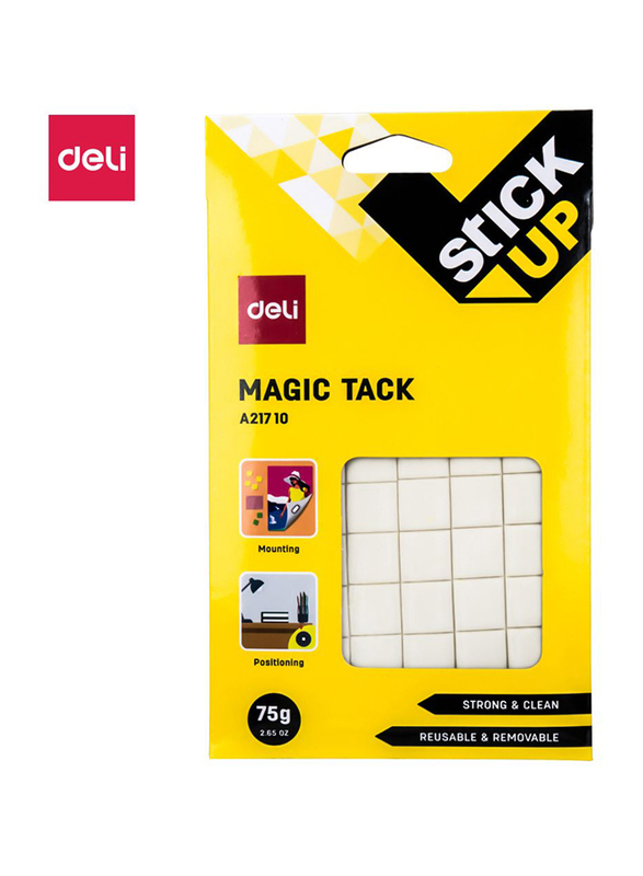 

Deli EA21710 ADH Magic Tack Putty, 75 grams, White