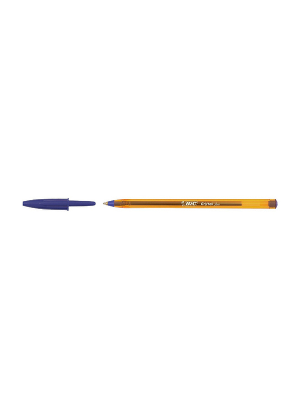 BIC Cristal Original Fine Point 0.8mm Ball Pen Set, Blue