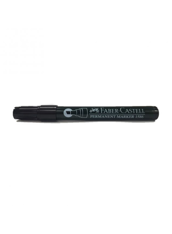 

Faber-Castell 1586 Chisel Tip Permanent Marker, Black
