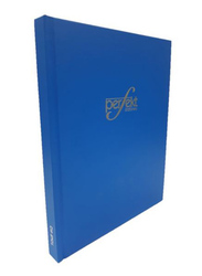 Perfekt Register Ruled Note Book/Manuscript Hard Cover, 10x8, Size 4 Quire, Blue