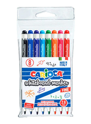 Carioca 8-Piece Wallet White Board Finetip Marker Set, Multicolour