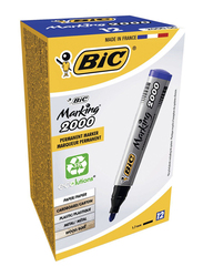 Bic 2000 Permanent Marker with Bulletin Tip, Blue