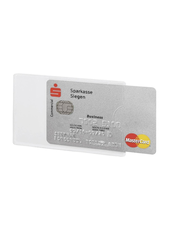 

Durable 8903-19 RFID Secure Credit Card Sleeve, 3 Pieces, Clear
