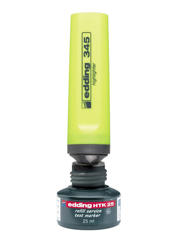 Edding E-345/4 S Highlighters, 6 Pieces, Yellow/Orange/Green/Blue/Pink/Red