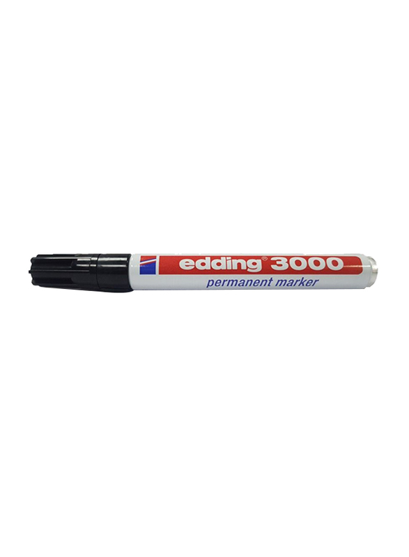 Edding E-3000 Permanent Marker with 1.5-3mm Bullet Point, Black