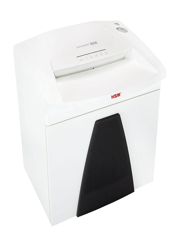 HSM B26 Cross Cut Shredder, 4.5 x 30mm, White