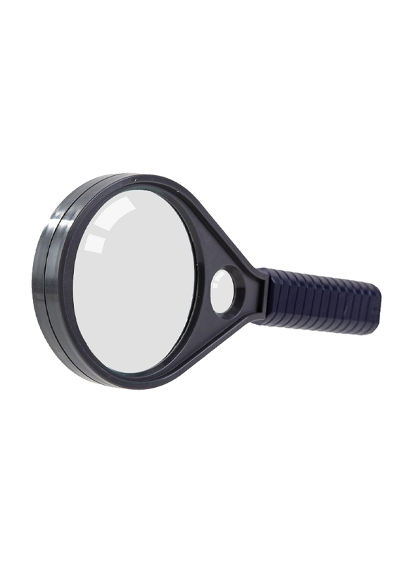 Deli E9090 75mm Lens Magnifying Glass, 1 Piece, Black