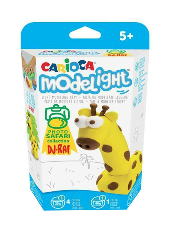 Carioca Modelight Safari Model Clay, Ages 5+, Yellow