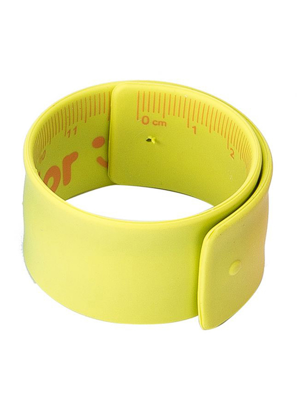 Deli E6206 Neon Color Cartoon Ruler, 180mm, Yellow