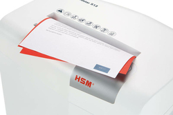 HSM X13 Cross Cut Shredder, 4 x 37mm, 1057, White